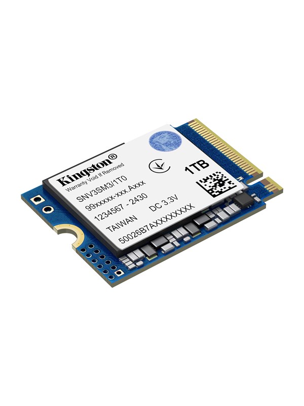 Kingston NV3 SSD - 1TB - PCIe 4.0 - M.2 2230
