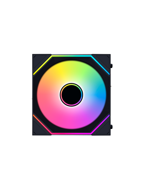 Lian Li UNI FAN SL INF Wireless Black - Kotelotuuletin - 120mm - Musta RGB LED valolla - 30 dBA
