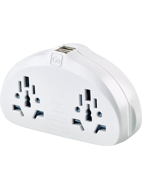 Go Travel Maailman-AUS/Kiina Sovitin Duo + USB