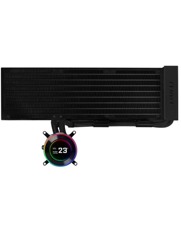 Lian Li Hydroshift II LCD-C 360 fanless Black - CPU Vesijäähdytys - Max 28 dBA