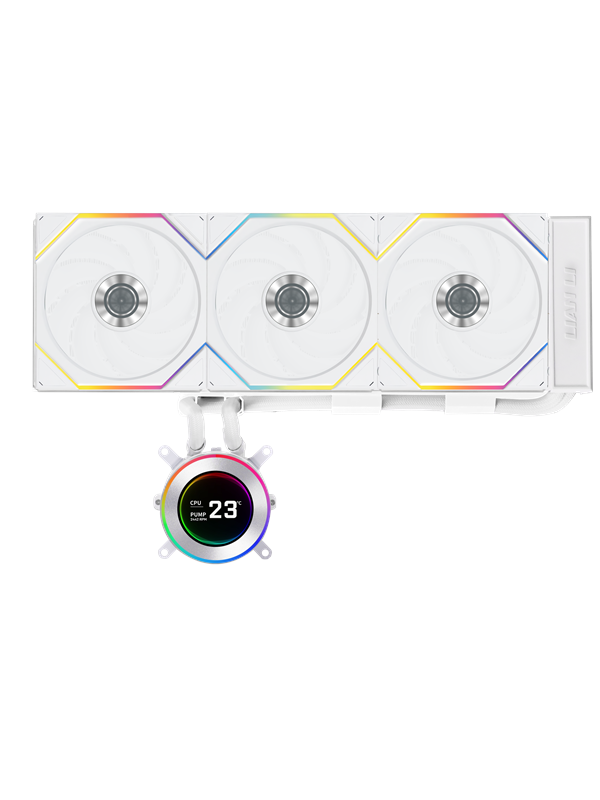 Lian Li Hydroshift II LCD-C 360TL Wireless White - CPU Vesijäähdytys - Max 28 dBA