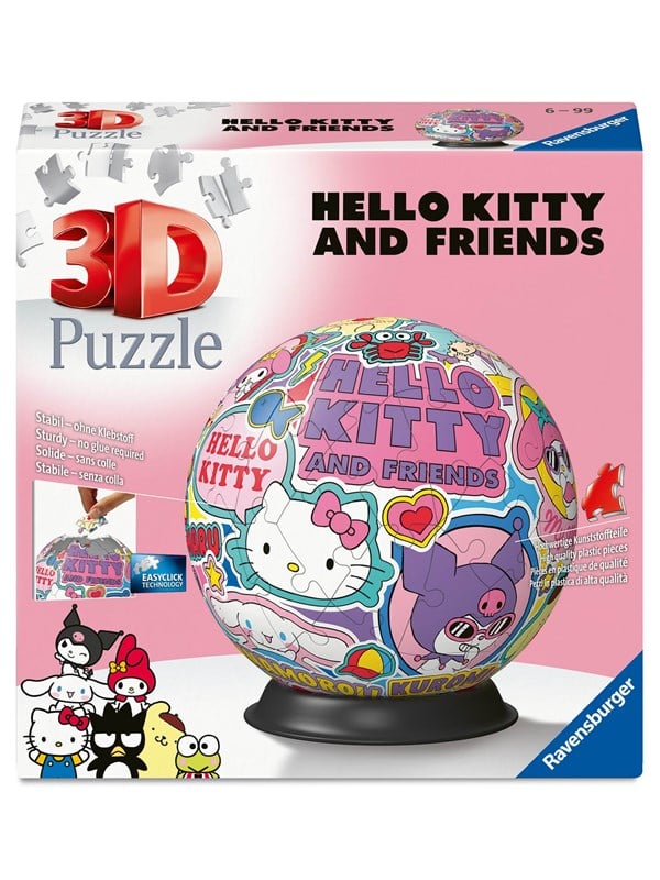 Ravensburger Hello Kitty 3D Puzzle, 72pc 3D Palapeli