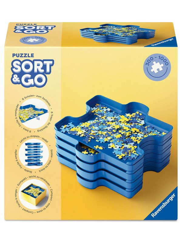 Ravensburger Sort & Go! Puzzle 8 Sorting Trays Lisätarvikkeet