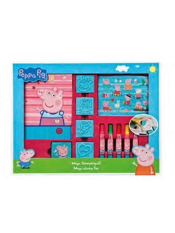 Undercover - Mega Stamp and Coloring Set Peppa Pig