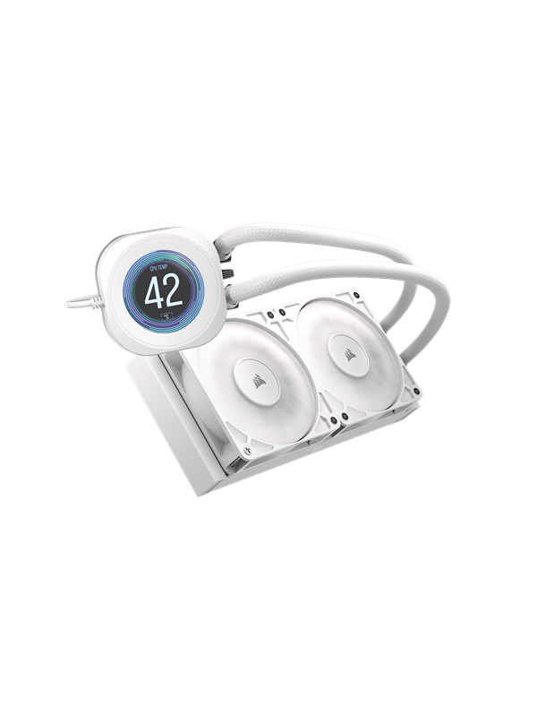 Corsair NAUTILUS 240 LCD White - CPU Vesijäähdytys - Max 36 dBA