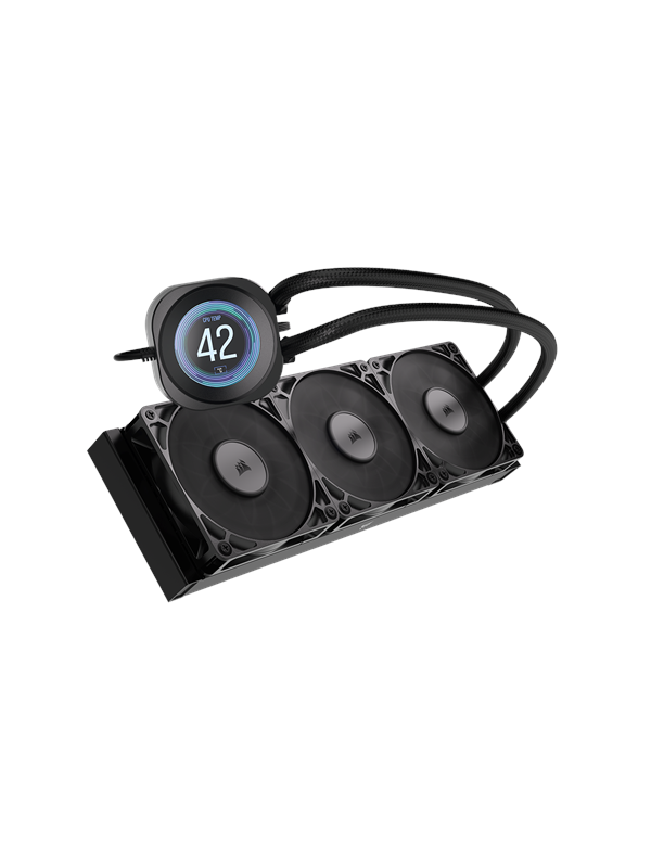 Corsair NAUTILUS 360 LCD Black - CPU Vesijäähdytys - Max 36 dBA