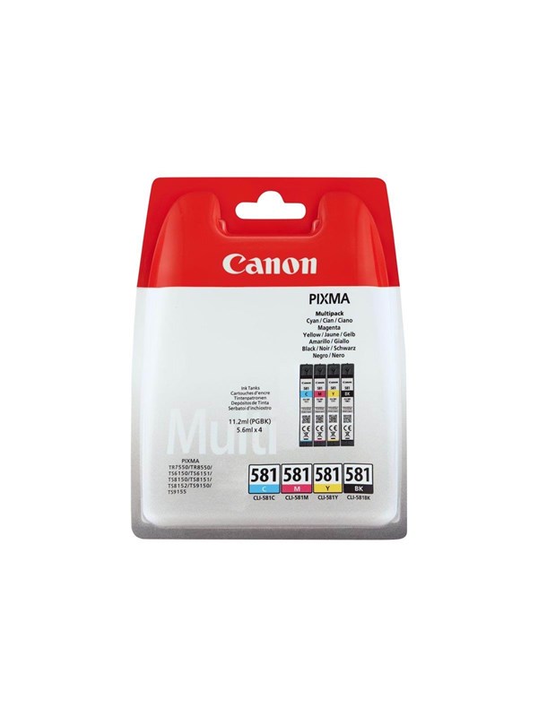 Canon CLI-581 / 2103C006 BK/C/M/Y Multi Pack