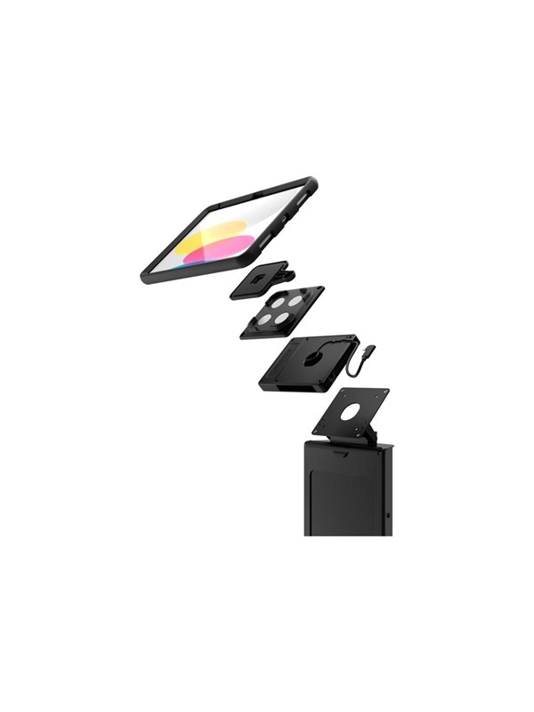 Compulocks Universal Tablet Magnetic Brandable Floor Stand Plus Hub - Max - recommended for
