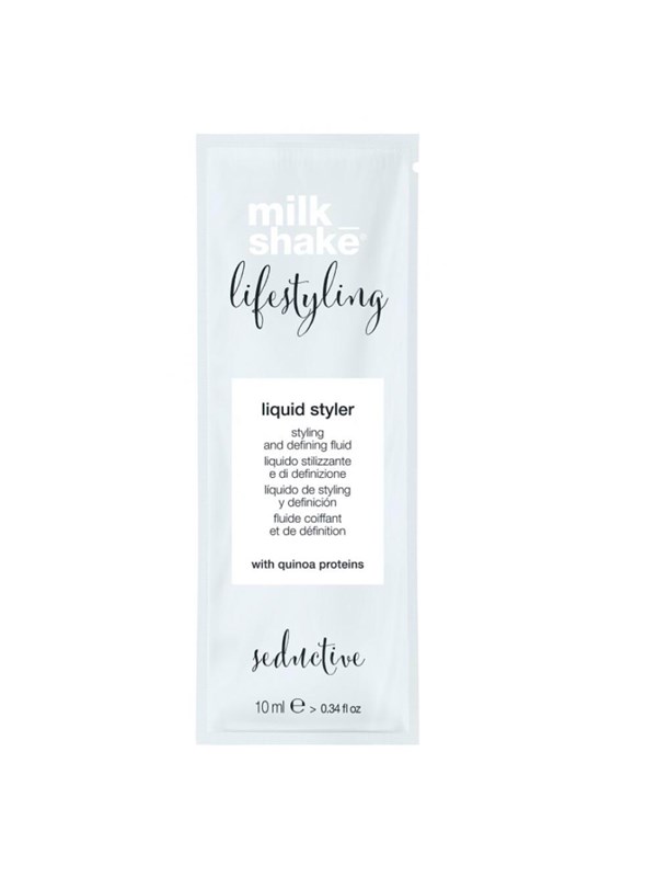 MilkShake Lifestyling Liquid Styler, UV Filter, Hair Styling Lotion, 10 ml