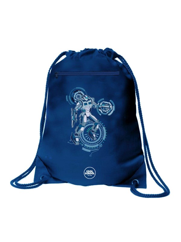 Tinka GYMBAG 34X45CM CYBER ROBOT COOL SCHOOL