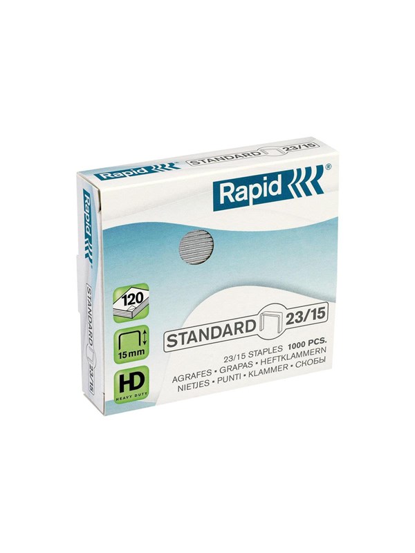 Rapid Standard - staples - 23/15 - 15 mm - pack of 1000