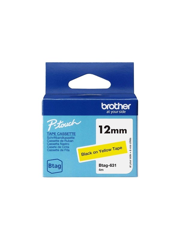 Brother BTAG-631 - label tape - 1 cassette(s) - Roll (1.2 cm x 4 m)