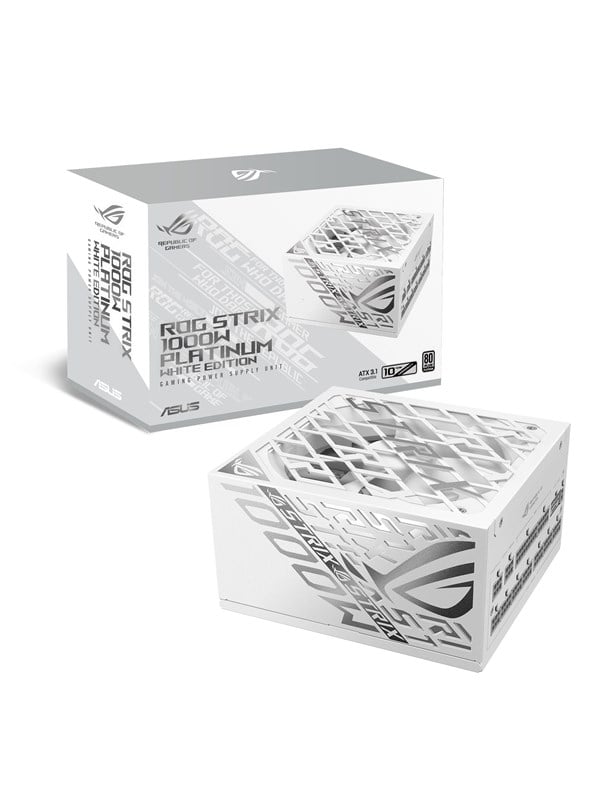ASUS ROG Strix 1000W Virtalähde - 1000 Watt - ATX 3.1 - 80 Plus Platina sertifioitu