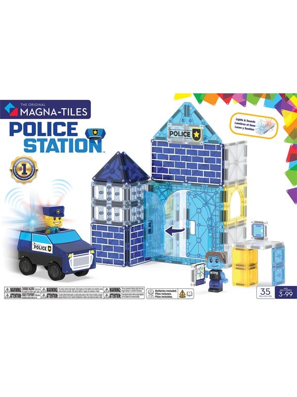 Magna-Tiles Police Station 35 pcs