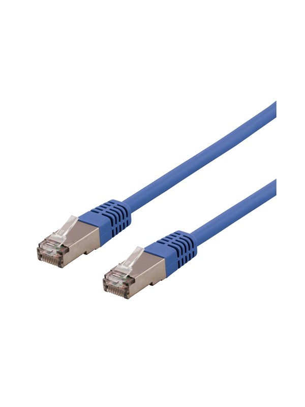 Deltaco STP-611BAU - patch cable - 1.5 m - blue - Sininen - 1meter