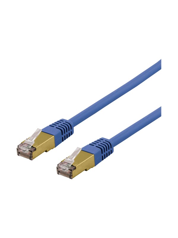 Deltaco patch cable - 1 m - blue - Sininen - 1meter