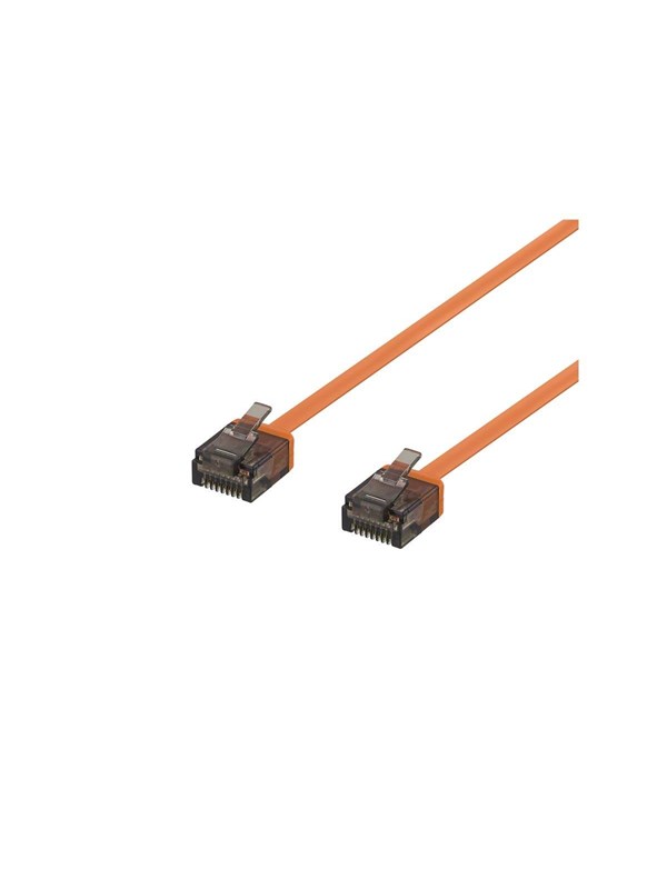 Deltaco patch cable - 1 m - orange - Oranssi - 1meter