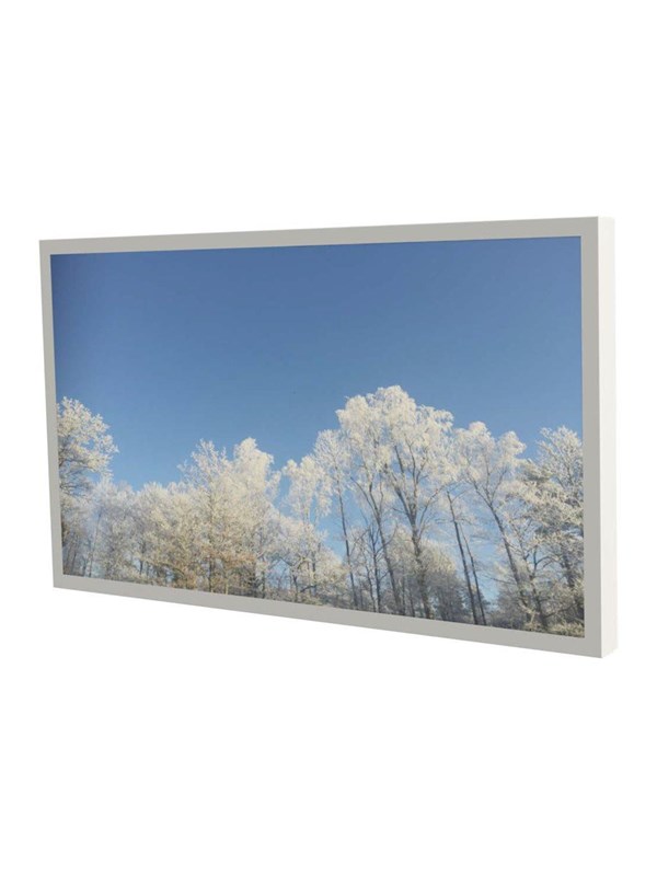 HI-ND mounting kit - for digital signage LCD panel - landscape with polycarbonate protection - white