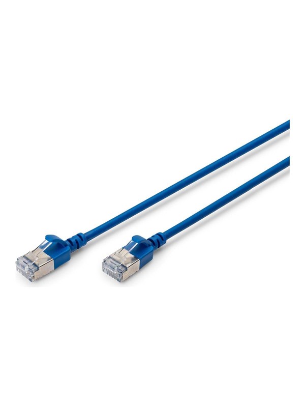 DIGITUS patch cable - 3 m - blue - Sininen - 3m