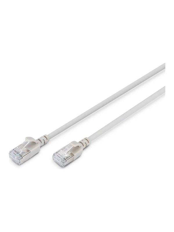 DIGITUS patch cable - 50 cm - grey - Harmaa - 0.5m
