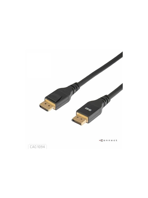 CLUB3D CAC-1094, 2 m, DisplayPort, DisplayPort, Uros, Uros, 10240 x 4320 pikseliä
