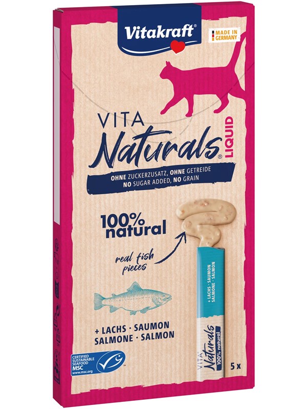 Vitakraft Vita Naturals Liquid Snack Lohi (5-Pack x 15g)