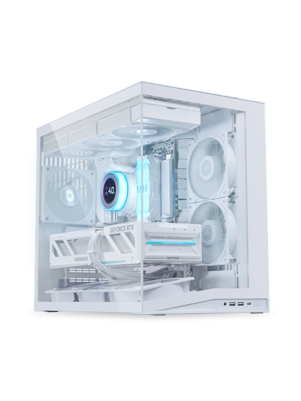 Lian Li O11D Mini V2 Flow White - Kotelot - Miditower - Valkoinen