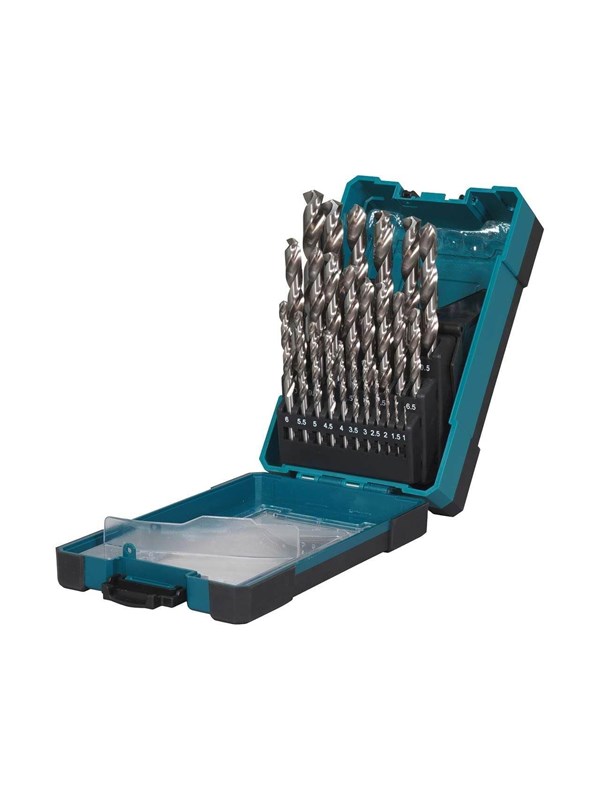 Makita Metal Drill Bit Set - 25 Pieces