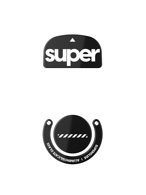 Pulsar Superglide (Type-C) for Logitech G PRO X SUPERLIGHT - Musta