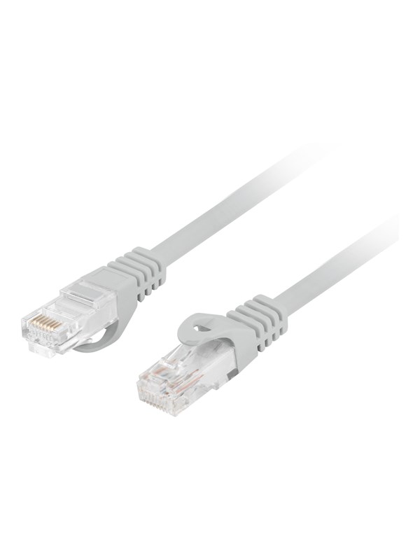 Lanberg patch cable - 1.5 m - grey - Harmaa - 1m