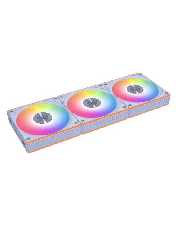 Lian Li UNI FAN CL Wireless Reverse Fan 3-Pack - Kotelotuuletin - 120mm - Valkoinen, RGB-valolla