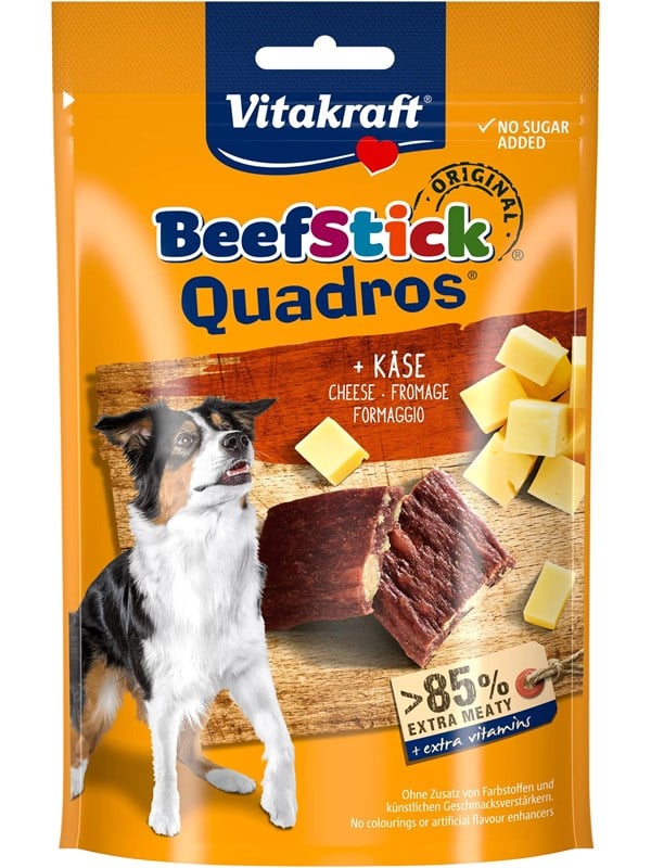 Vitakraft Beef Stick Quadros Juustolla 70g