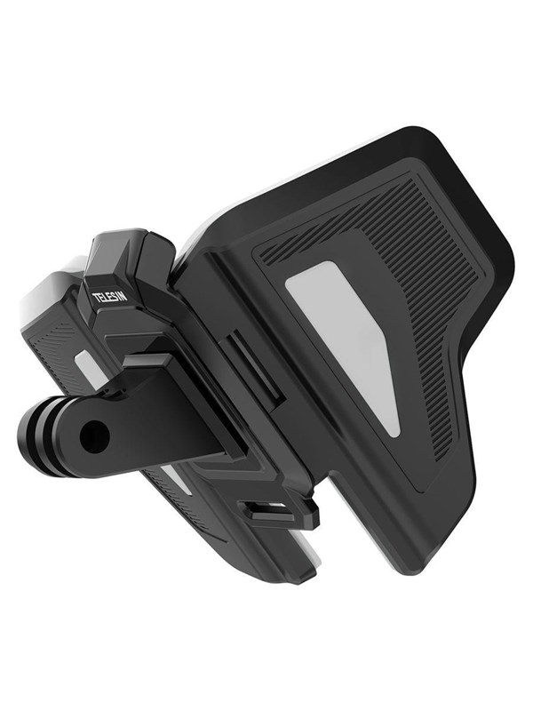 TELESIN Helmet Chin Mount 2nd Gen. Action Cameras Grey