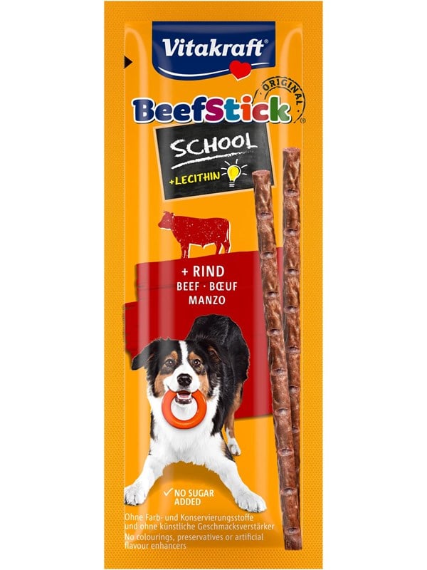 Vitakraft Beef Stick School Naudanliha 20g (10-Pack x 2g)