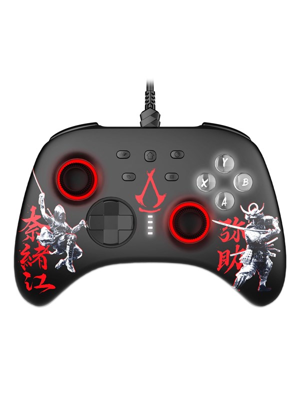 Freaks And Geeks Wired Controller with 1.8m Cable - Assassin"'s Creed Shadows - Wired Controller - Nintendo Switch