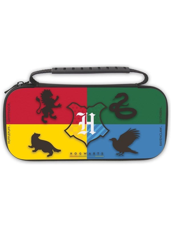 Freaks And Geeks Harry Potter XL size bag for Nintendo Switch and Switch OLED - Multicolor - 4 Houses - Miscellaneous Lisävarusteet pelikonsoleille - Nintendo Switch