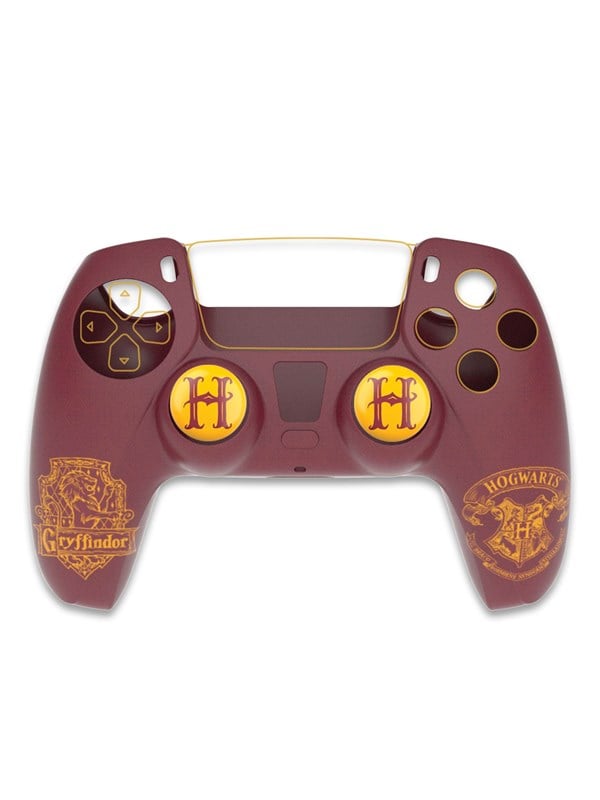 Freaks And Geeks Harry Potter-Silicone Case + Thumbsticks for PS5 Controller - Gryffindor - Red - Miscellaneous Lisävarusteet pelikonsoleille