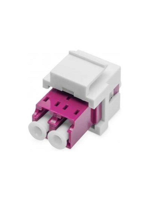 DIGITUS Fiber Optic LC/LC Duplex Coupler - Purppura
