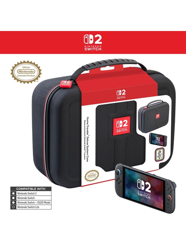 Nintendo Game Traveler: Deluxe System Case - Black - Bag - Nintendo Switch 2