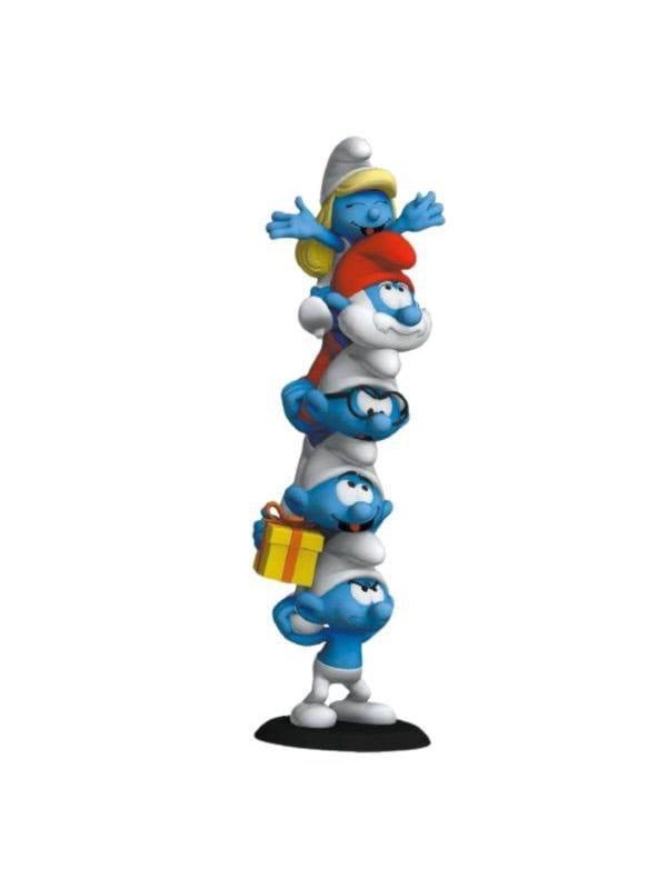 Plastoy - The Smurfs Resin Statue Smurfs Column Polychrome Edition 50 cm - Figuuri