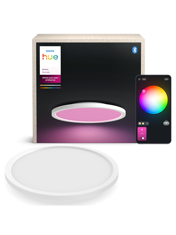Philips Hue Surimu Panel Round ⌀39.5 cm 40W