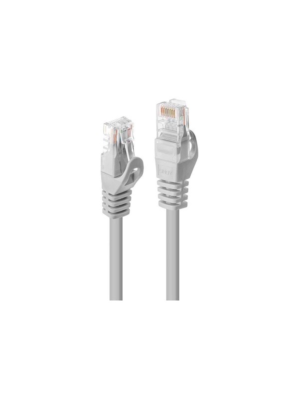Lindy patch cable - 3 m - grey - Harmaa - 3m