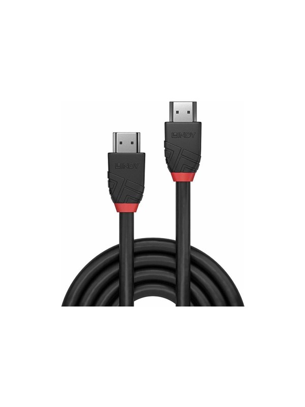 Lindy Black Line HDMI cable with Ethernet - 2 m