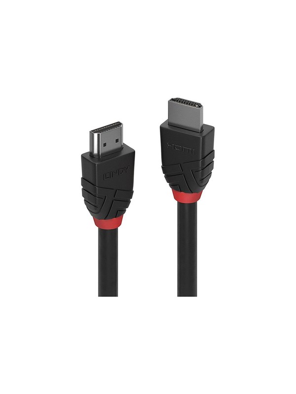 Lindy Black Line HDMI cable with Ethernet - 5 m