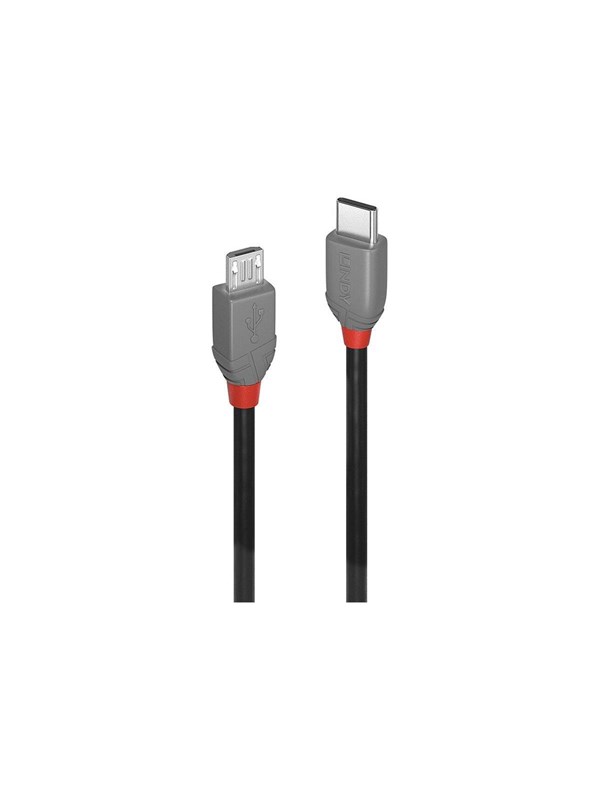 Lindy Anthra Line - USB-C cable - 24 pin USB-C to Micro-USB Type B - 3 m