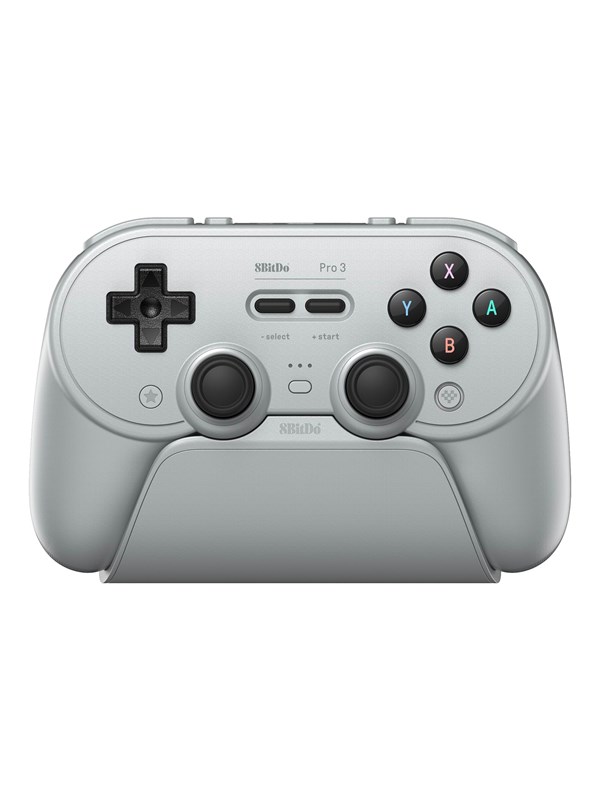 8BitDo Pro 3 - Bluetooth - 2.4G - Hall Effect - TMR - Grey - Wireless Controller - Nintendo Switch 2