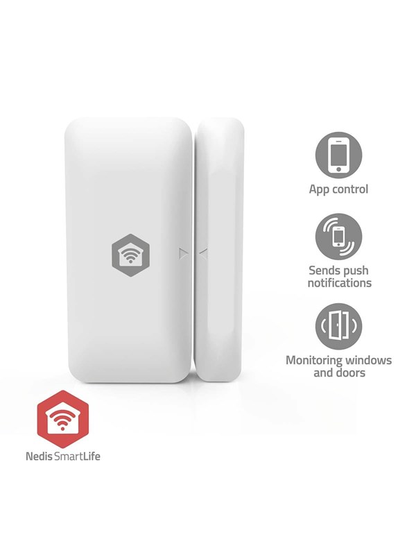 Nedis SmartLife Door Window Sensor Zigbee 3.0 Battery Android™ / IOS White