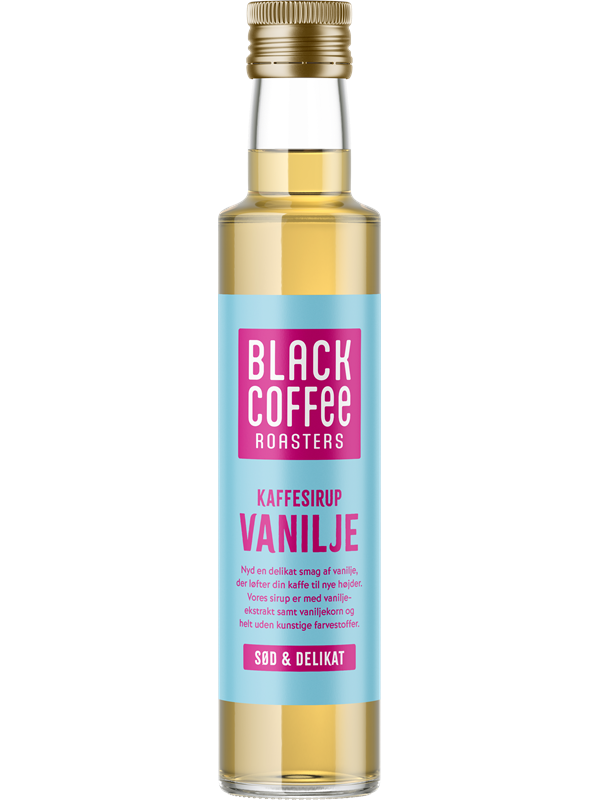 Black Coffee Roasters Vanilla Coffee sirup - 250ml