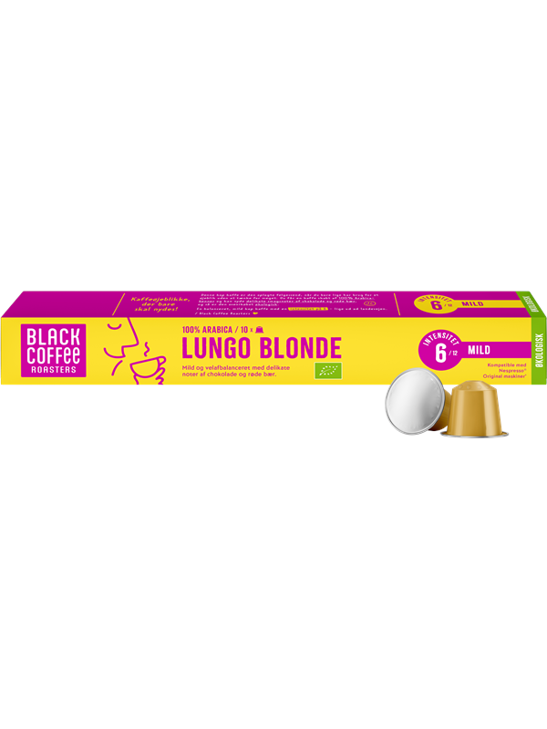 Black Coffee Roasters Lungo Blonde Organic - 10 Capsules