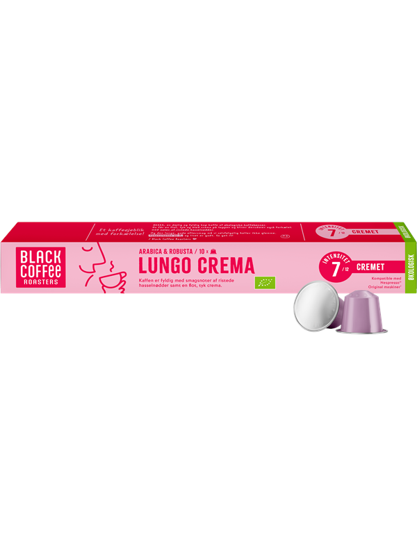 Black Coffee Roasters Lungo Crema Organic - 10 Capsules